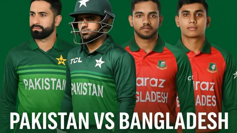 AI image show Pakistan vs Bangladesh T20
