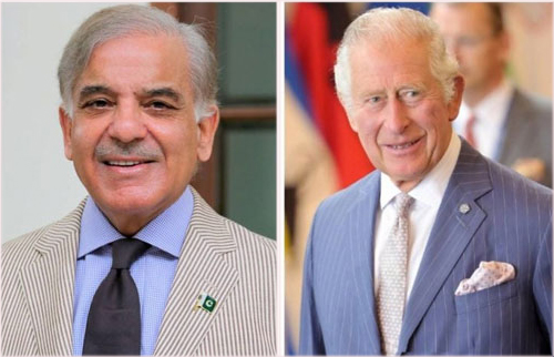 PM Shehbaz received a telephone call from His Majesty King Charles III.