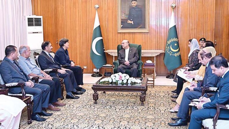 President lauds services of A.Q. Khan Hospital Trust