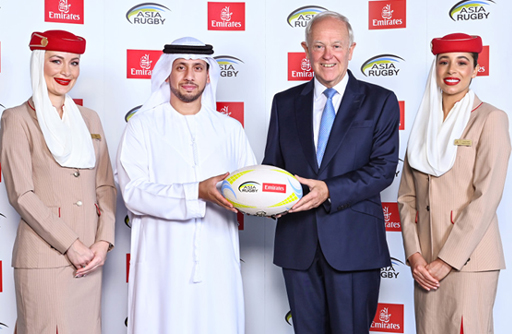 Emirates commits support to Asia Rugby