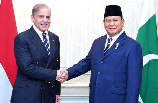 PM Shehbaz Sharif meeting with President Prabowo Subianto of Indonesia