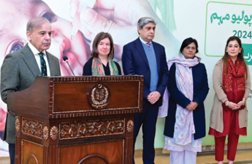 PM launches anti-polio campaign, commits to eradicate virus forever