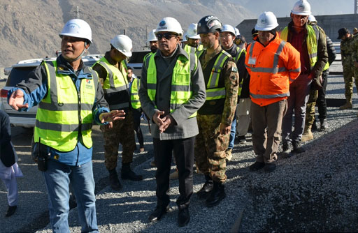 Chairman WAPDA construction activities on Diamer Basha Dam