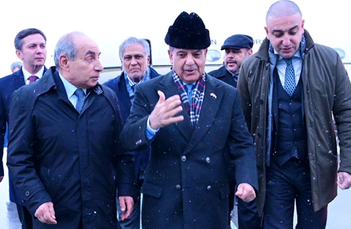 PM Shehbaz arrives in Baku for an official visit