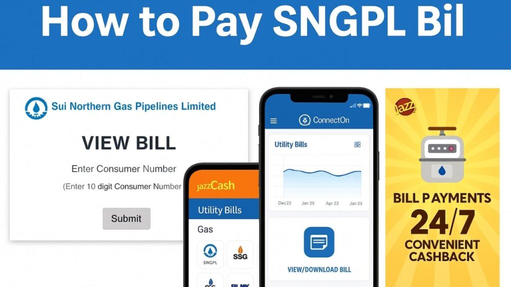 SNGPL bill Payment