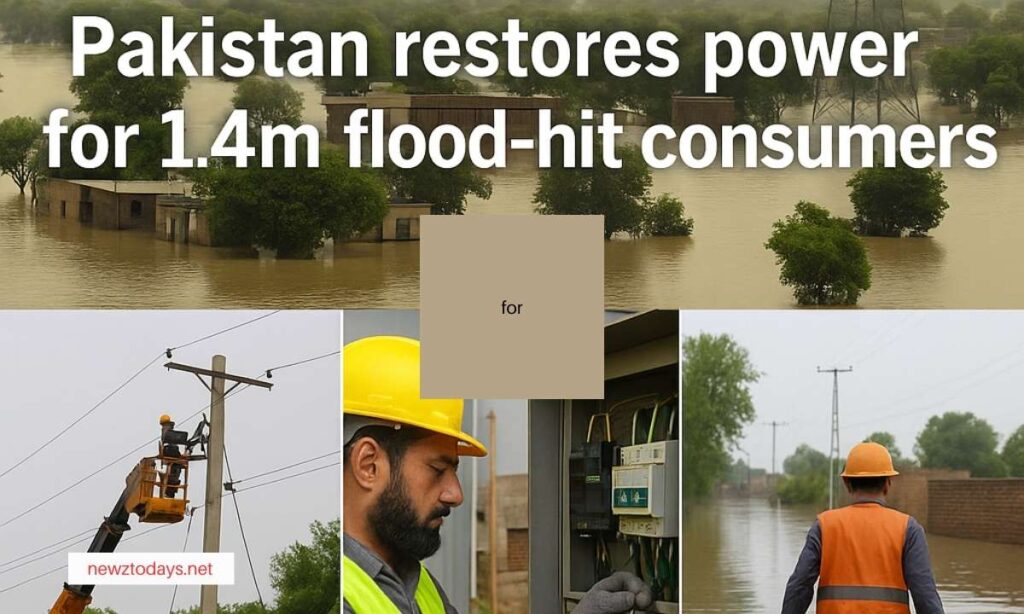 power for 1.m flood hit areas